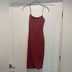 Windsor Midi Bodycon Spaghetti Strap Dress